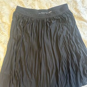 Ivanka Trump Black Pleated Skater Skirt